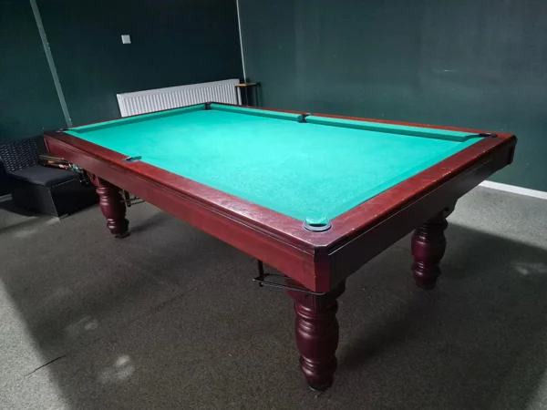 2 Stoły Bilardowe WIK Piramida 8 FT – Lite Drewno, Płyta Kamienna — zdjęcie 3
