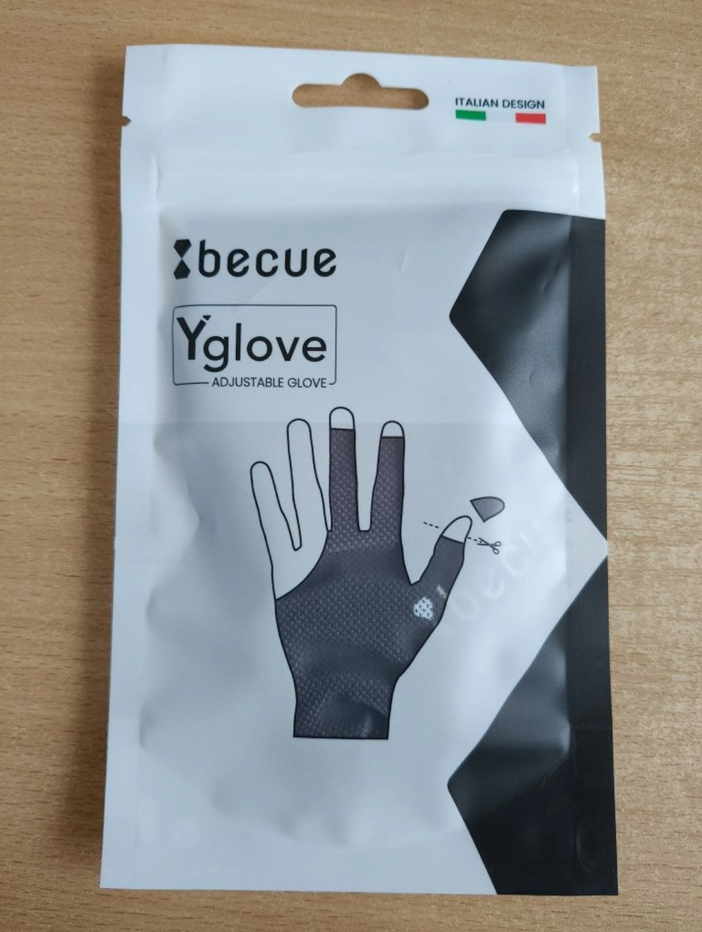 Rękawiczka Bilardowa Becue, Yglove, Szara, Na Lewą Rękę